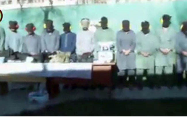 NDS Personnel Capture 13 Suspected IS Rebels in Kabul
